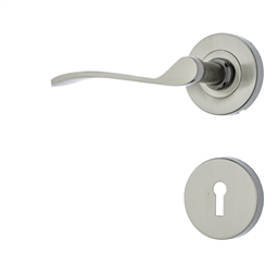 M7B40 - 2 Lever Lockset Lady Star Rose